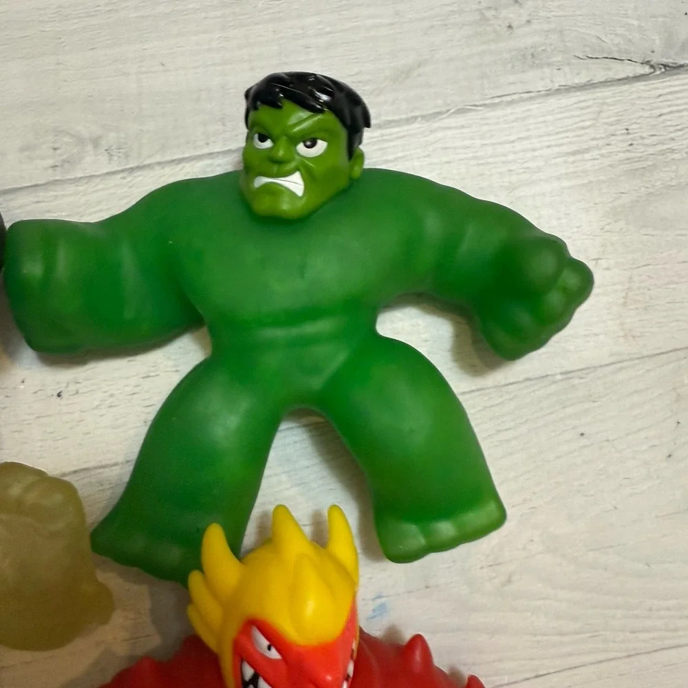 Goo Jit Zu squishy figures Lot‎ Of 6 toys